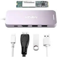 Minix Usb-c-multiport Mit 240 Gb Ssd Adapter