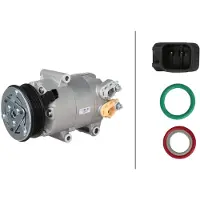 Hella Klimakompressor 12 V Ø 108 mm Thermo-Expertise passend für u.a. FORD C-MAX