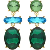 Luxenter Mekon-Ohrringe aus 18 Karat Gelbgold