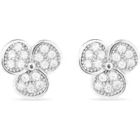 Luxenter -Ohrringe aus 925er Sterlingsilber mit glänzendem Zirkonia, rhodiniert – Dagger