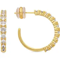 Luxenter Ohrringe mit 18 Karat Gelbgold-Finish und Brillanz-Zirkonia – Remil