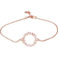 Luxenter 925 Sterling Silber Armband mit glänzenden Zirkonia in 18K Roségold - Thilak