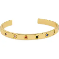 Luxenter Multicolor Zirconia Armband aus 18 Karat Gelbgold - Beru