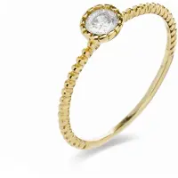 Luxenter Naadim 925 Sterling Silber vergoldeter Ring