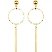 Luxenter -Ohrringe aus 18-karätigem Gelbgold