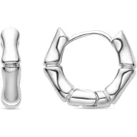 Luxenter Rhodium plattierte Brillant Zirkonia Ohrringe - Layen