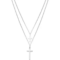 Luxenter -Halskette mit Rhodium abgeschlossen – Frikca