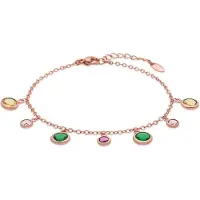 Luxenter -Armband aus Metalllegierung und mehrfarbigem Zirkonia, gefertigt in 18-karat-Roségold - Huis