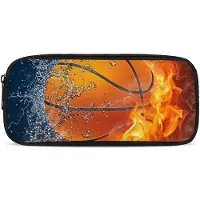 Markenlos Sportliches Basketball-Federmäppchen, großes Federmäppchen/Notizbuchtasche für Kinder, Jugendliche, Jungen und Erwachsene