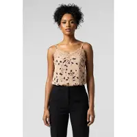And Other Stories & Other Stories Espresso Silk Top Beige Größe: 40 | Lingerie-Shirts Outlet | Damen | Braun
