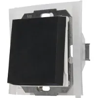 Kopp 699615086 ATHENIS IP44 - Aus-/Wechselschalter, Federplatte und Dichtungsring, Farbe: anthrazit