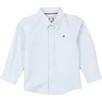 Tommy Hilfiger Langarmhemd "FLAG OXFORD SHIRT" Kinder bis 16 Jahre mit Button-Down-Kragen