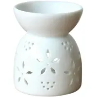 Semoic Ceramic Crafts Keramik-Hohlraum-Aromatherapie-Ofen, Kreativer Kerzenständer, Handgefertigt, Stil 2