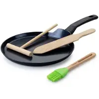Fackelmann Candlemas-Crêpe-Maker-Set - - BRANDAO - Ø 26 cm - 3 Utensilien
