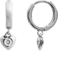 Luxenter Rhodium plattierte Brillant Zirkonia Ohrringe - Award