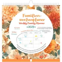 Sonstige Verlage Familienwochenkalender Flowers 2027