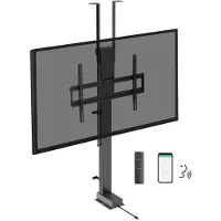 KIMEX - Motorisierte TV-Bildschirmhalterung 43'' - 88'' Boden/Decke Connected