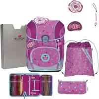 DERDIEDAS ErgoFlex Tiny Sweet Sprinkles Schulranzenset 5-teilig
