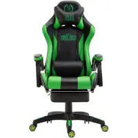 CLP Gaming Bürostuhl Ignite höhenverstellbar und drehbar schwarz/grün