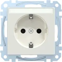 Merten MEG2302-0319 - CEE 7/3 - CEE 7/4 - Weiß - Thermoplast - 250 V - 16 A