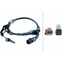 Hella ABS Sensor Raddrehzahl Hinten Rechts für HONDA Civic X Limousine (FC) 6PU 358 251-251