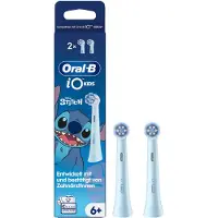Oral-B iO Kids 6+ Disney Stitch Aufsteckbürsten, 2 Stück, 2 Stück(e), Blau, 3 Monat( e), Extra weich, 6 Jahr(e),