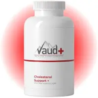 Vaud Cholesterol Support - Cholesterinsenkende Formel mit Rotschimmelreis & Q10 - Pflanzensterole für gesunden Cholesterinspiegel und Blutdruck - Herz