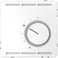 Merten Raumthermostat RT-Regler Lotos Weiß 230 Volt Wechselkontakt mit