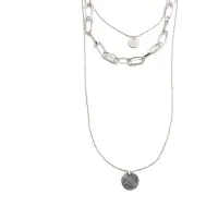 Luxenter Rhodium Finish Halskette – Hanoi