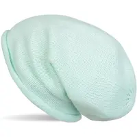 StyleBREAKER Strickmütze "Feinstrick Beanie Mütze mit Rollrand" 1 Stk.