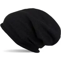 StyleBREAKER Strickmütze "Feinstrick Beanie Mütze mit Rollrand" 1 Stk.