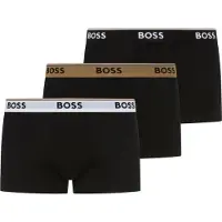 BOSS Trunk Packung, 3 Stk. aus Stretch-Baumwolle mit Logo-Bund, mittlere Bundhöhe