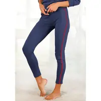 H.I.S. Leggings mit seitlichem Streifen und bequemen Bund, Home- und Loungewear