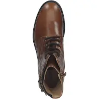 Nero Giardini Schnürstiefelette "Stiefelette Leder/Textil"
