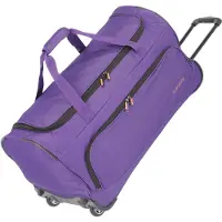 Travelite Reisetasche Trolley Basics Fresh Wheeled Duffle Lila violett 73cm