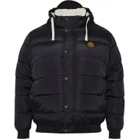 Blend BHFrederico BT Herren Winterjacke Herrenjacke Jacke Big&Tall Blouson mit Kapuze, Rippbündchen und Teddyfutter Regular Fit