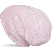 StyleBREAKER Strickmütze "Feinstrick Beanie Mütze mit Rollrand", Herren, rosa (rose), Obermaterial: 100% Polyacryl PAN., Modisch, Mützen Strickmütze