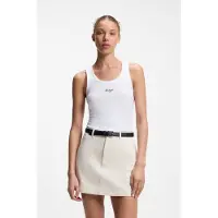 HUGO Extra Slim-Fit Tanktop mit Puff-Print-Logo Grösse L