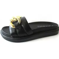 Jane Klain Damen Pantolette in Schwarz, Größe 39