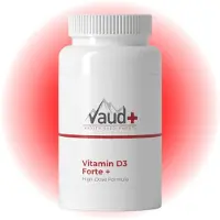 Vaud Vitamin D3 Forte - 75 mcg hochdosiertes Vitamin D3 - Gelöst in nativem Olivenöl für optimale Aufnahme - Unterstützt Immunsystem, Muskeln