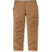Carhartt FR Relaxed Straight Steel Rugged Flex Canvas Multi-norm Double-front Cargo Dungaree brown (BRN) W33 L34