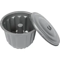Städter Wasserbadform ø 20 cm / H 14 cm mit Deckel 6350.4 ml