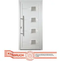 JOSEFMEETH Haustür Signum Modell 1 RC2 Aluminium weiß/weiß 950 x 2140 mm DIN Links