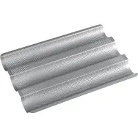 Städter Baguette 37 x 24 cm / H 2,5 cm Silber 1953.6 ml