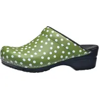 Sanita Original-Fenja Open Clog Green Gr.35