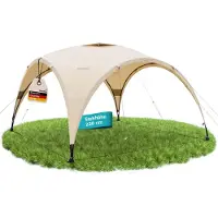 Skandika Pavillon Ascot 426 Technische Baumwolle | Outdoor Gartenpavillon, Technical Baumwolle, 230 cm Stehhöhe, Sonnenschutz UPF 50+, wetterfest