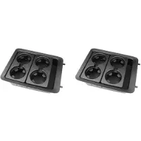 ISTOVO 2X Mittel Konsolen Ablage Getränke Halter 22860866 für Avalanche Silverado Suburban Tahoe Sierra Yukon XL 2007-2014