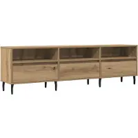 vidaXL TV-Schrank Artisan-Eiche 150x30x44,5 cm Holzwerkstoff