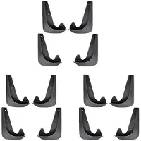 ISTOVO 12x KotflüGel Klappen Spritzschutz KotflüGel für 3 5 7 Serie E30 E46 E90 E91 E92 E93 E60 F10 F11 G30 E38 E65 F01