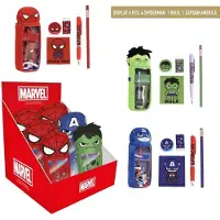 Cerdá Avengers Captain America Plüsch Federmäppchen gefüllt